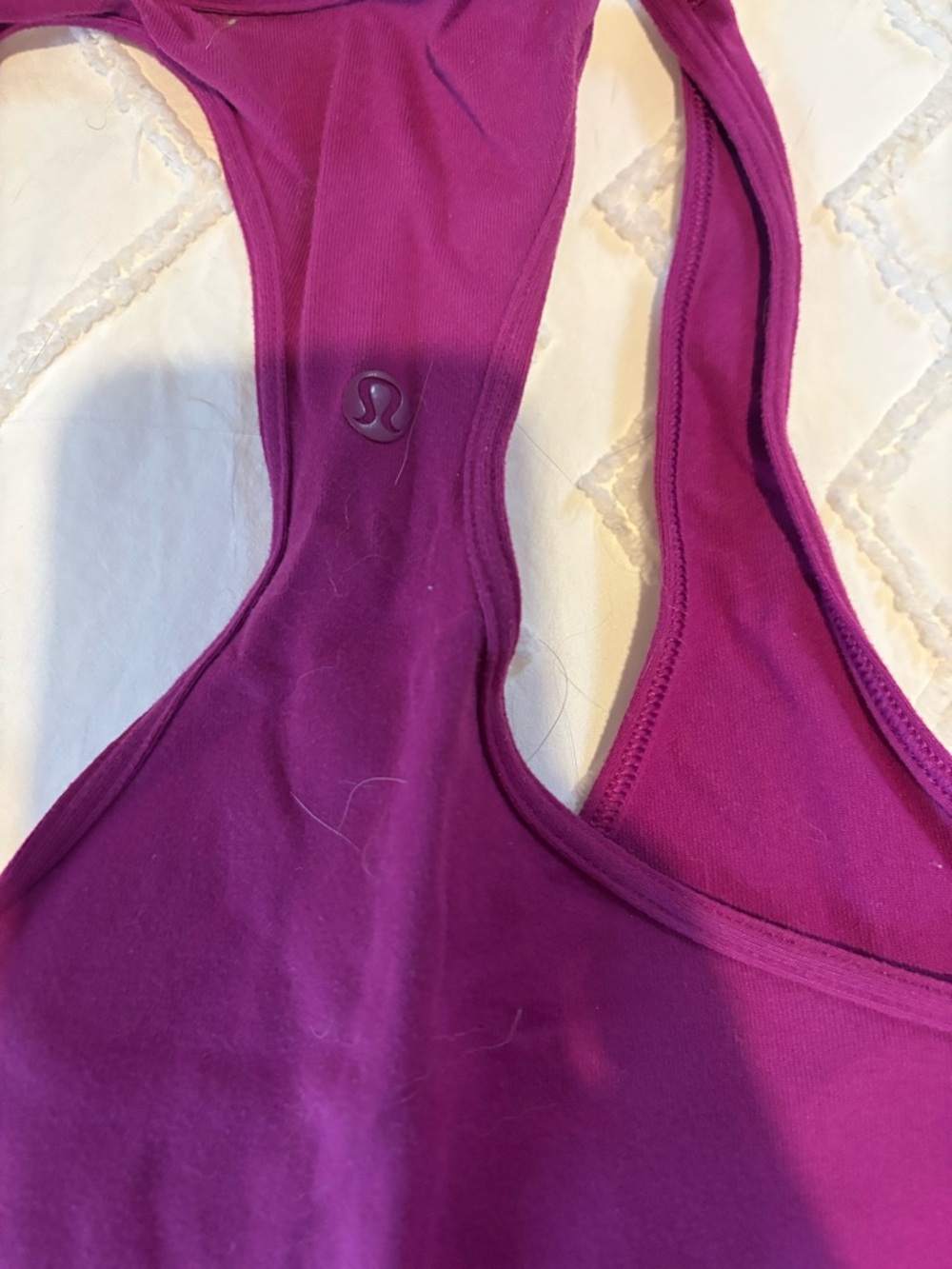 Magenta Racerback Tank Top - Picture 2 of 3